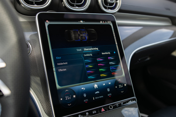 Mercedes-Benz C-Klasse 300 e AMG Magno|Nappa|Night|Rij-assistentie Plus|Keyless-Go|Stoelkoeling|Pano|360°|Burmester|19''
