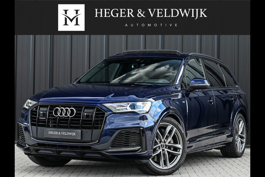 Audi Q7 55 TFSI e quattro Pro Line S | S-Seats | Panoramdak | Bang&Olufsen | Head-up | Memory | Trekhaak | Luchtvering | 360 camera | Soft-close | Adaptive cruise