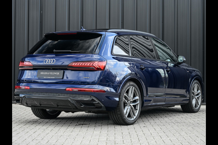 Audi Q7 55 TFSI e quattro Pro Line S | S-Seats | Panoramdak | Bang&Olufsen | Head-up | Memory | Trekhaak | Luchtvering | 360 camera | Soft-close | Adaptive cruise