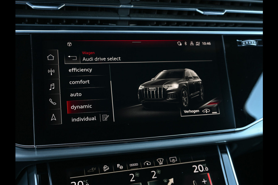 Audi Q7 55 TFSI e quattro Pro Line S | S-Seats | Panoramdak | Bang&Olufsen | Head-up | Memory | Trekhaak | Luchtvering | 360 camera | Soft-close | Adaptive cruise