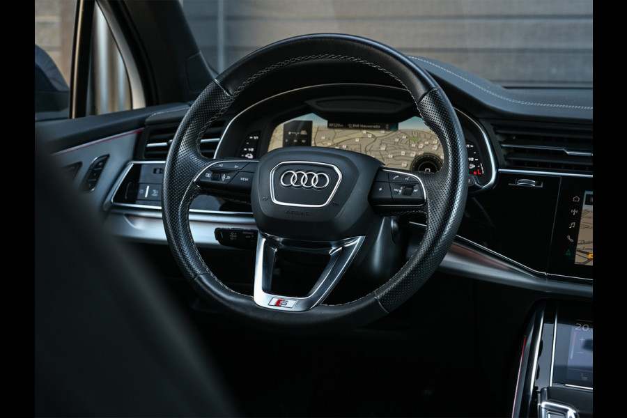 Audi Q7 55 TFSI e quattro Pro Line S | S-Seats | Panoramdak | Bang&Olufsen | Head-up | Memory | Trekhaak | Luchtvering | 360 camera | Soft-close | Adaptive cruise