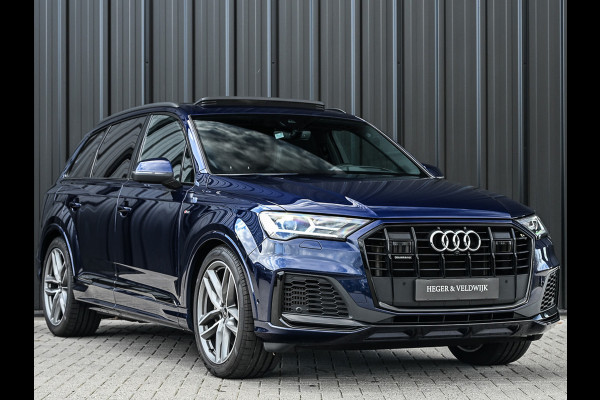 Audi Q7 55 TFSI e quattro Pro Line S | S-Seats | Panoramdak | Bang&Olufsen | Head-up | Memory | Trekhaak | Luchtvering | 360 camera | Soft-close | Adaptive cruise