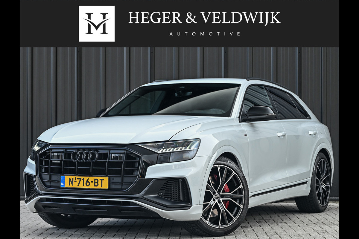 Audi Q8 55 TFSI e quattro Pro Line | S-Seats | B&O Sound | Head-Up | Night vision | Luchtvering | Adaptive cruise  | Camera | Keyless | Ambiance interieur |