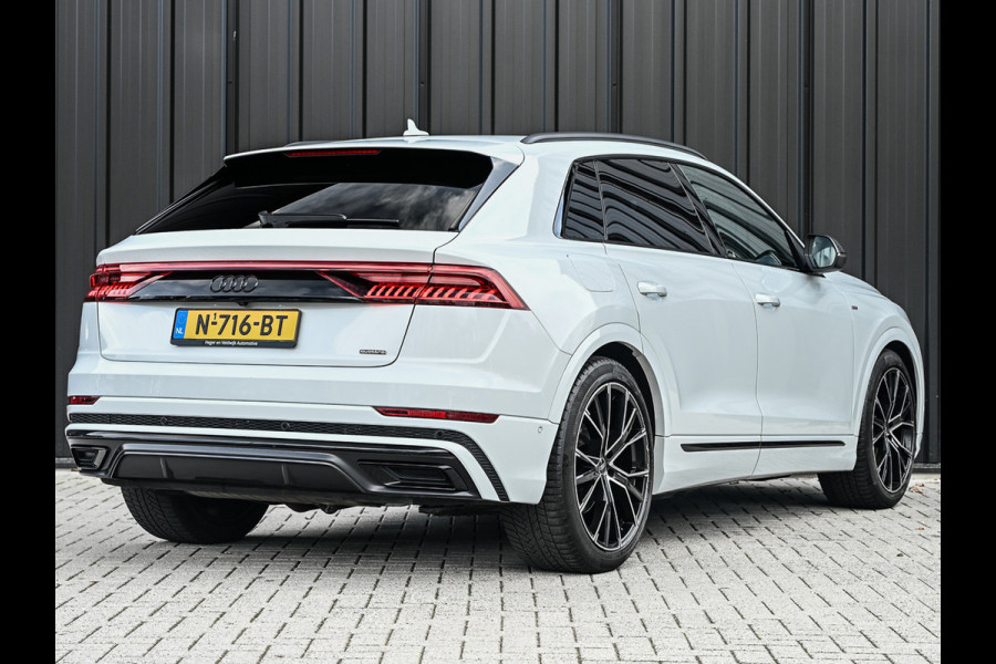 Audi Q8 55 TFSI e quattro Pro Line | S-Seats | B&O Sound | Head-Up | Night vision | Luchtvering | Adaptive cruise  | Camera | Keyless | Ambiance interieur |