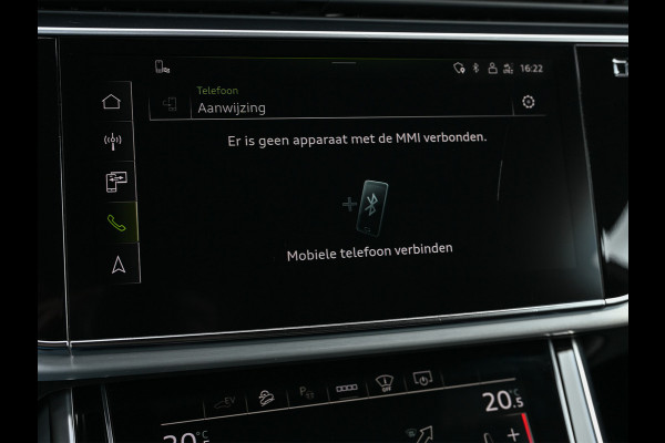 Audi Q8 55 TFSI e quattro Pro Line | S-Seats | B&O Sound | Head-Up | Night vision | Luchtvering | Adaptive cruise  | Camera | Keyless | Ambiance interieur |