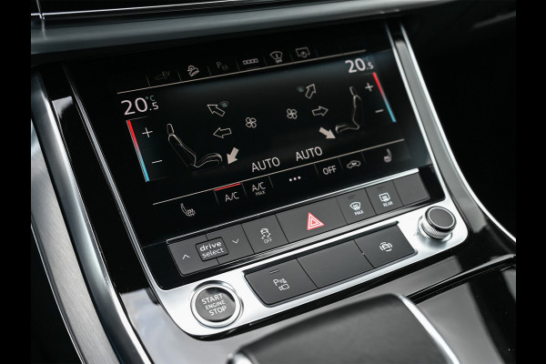 Audi Q8 55 TFSI e quattro Pro Line | S-Seats | B&O Sound | Head-Up | Night vision | Luchtvering | Adaptive cruise  | Camera | Keyless | Ambiance interieur |