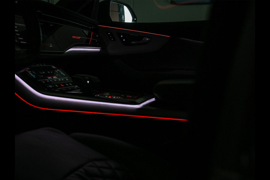 Audi Q8 55 TFSI e quattro Pro Line | S-Seats | B&O Sound | Head-Up | Night vision | Luchtvering | Adaptive cruise  | Camera | Keyless | Ambiance interieur |