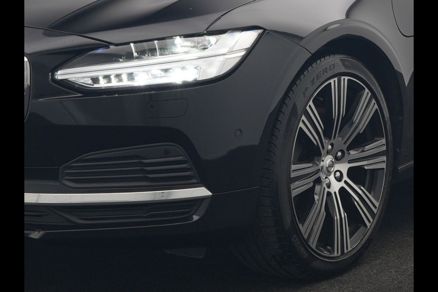 Volvo V90 T8 AWD Inscription Exclusive PHEV 394pk Dealer O.H. | Panodak | Head Up | Adaptive Cruise | 360 Camera | Bowers & Wilkins | Lederen Sportstoelen Ventilatie & Memory | Keyless | Blis | Stoelen & Stuur Verwarmd | Apple Carplay | Plug In Hybrid