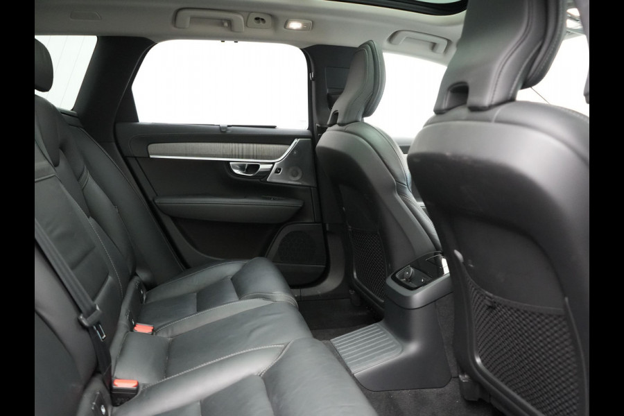Volvo V90 T8 AWD Inscription Exclusive PHEV 394pk Dealer O.H. | Panodak | Head Up | Adaptive Cruise | 360 Camera | Bowers & Wilkins | Lederen Sportstoelen Ventilatie & Memory | Keyless | Blis | Stoelen & Stuur Verwarmd | Apple Carplay | Plug In Hybrid