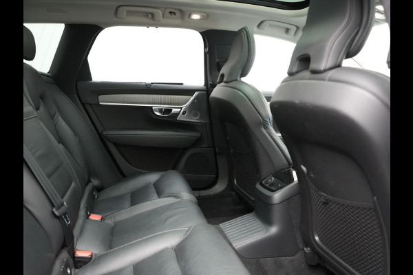 Volvo V90 T8 AWD Inscription Exclusive PHEV 394pk Dealer O.H. | Panodak | Head Up | Adaptive Cruise | 360 Camera | Bowers & Wilkins | Lederen Sportstoelen Ventilatie & Memory | Keyless | Blis | Stoelen & Stuur Verwarmd | Apple Carplay | Plug In Hybrid