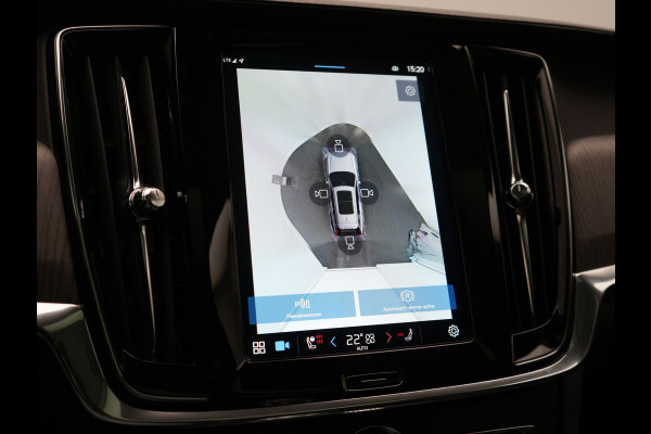 Volvo V90 T8 AWD Inscription Exclusive PHEV 394pk Dealer O.H. | Panodak | Head Up | Adaptive Cruise | 360 Camera | Bowers & Wilkins | Lederen Sportstoelen Ventilatie & Memory | Keyless | Blis | Stoelen & Stuur Verwarmd | Apple Carplay | Plug In Hybrid