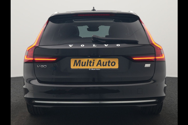 Volvo V90 T8 AWD Inscription Exclusive PHEV 394pk Dealer O.H. | Panodak | Head Up | Adaptive Cruise | 360 Camera | Bowers & Wilkins | Lederen Sportstoelen Ventilatie & Memory | Keyless | Blis | Stoelen & Stuur Verwarmd | Apple Carplay | Plug In Hybrid