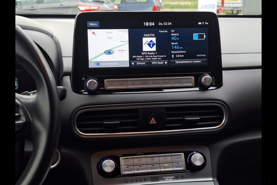 Hyundai Kona EV Fashion 64 kWh | SOH: 95,2% | 3 Fase | Warmtepomp | HUD | Navi | Adaptive CC | Blindspot |