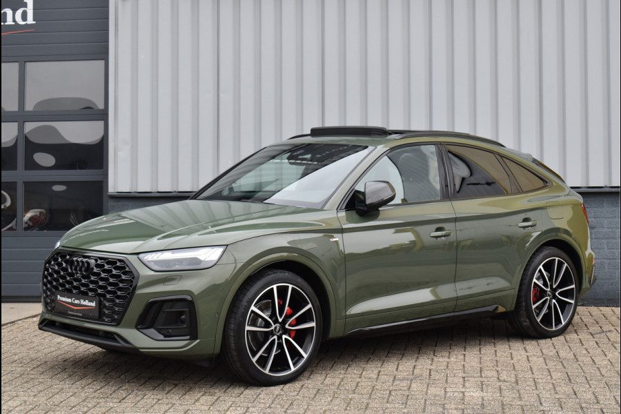 Audi Q5 Sportback 55 TFSI e S-Line 367 Pk Pano RS-Stoel Luchtvering Carbon SQ5 Keyless Matrix Oled 21 Inch
