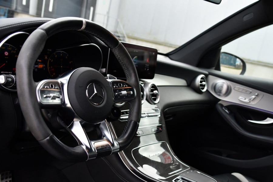 Mercedes-Benz GLC Coupé AMG 63 S 4MATIC+ Premium Plus 360 Camera | Burmester | Carbon | Stoelmassage & koeling | 510pk | Carplay | Leder | Cruise | Automaat