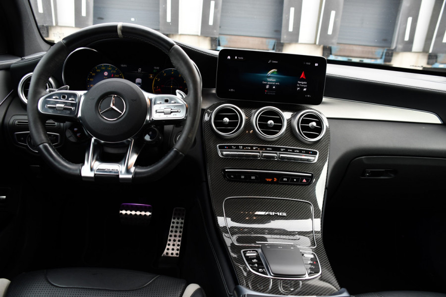 Mercedes-Benz GLC Coupé AMG 63 S 4MATIC+ Premium Plus 360 Camera | Burmester | Carbon | Stoelmassage & koeling | 510pk | Carplay | Leder | Cruise | Automaat