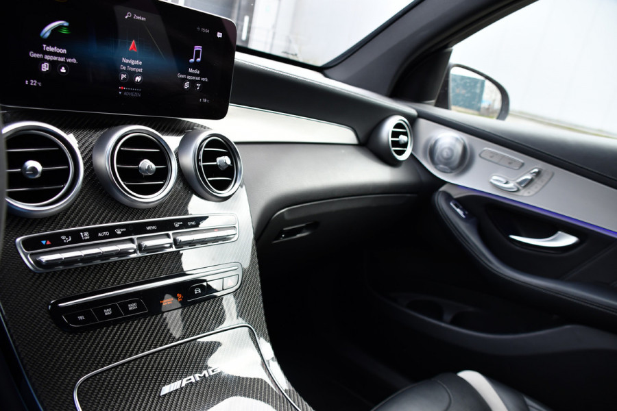 Mercedes-Benz GLC Coupé AMG 63 S 4MATIC+ Premium Plus 360 Camera | Burmester | Carbon | Stoelmassage & koeling | 510pk | Carplay | Leder | Cruise | Automaat