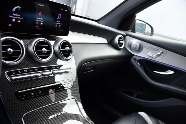 Mercedes-Benz GLC Coupé AMG 63 S 4MATIC+ Premium Plus 360 Camera | Burmester | Carbon | Stoelmassage & koeling | 510pk | Carplay | Leder | Cruise | Automaat
