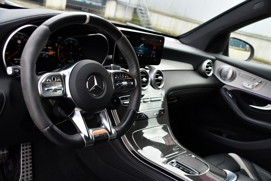 Mercedes-Benz GLC Coupé AMG 63 S 4MATIC+ Premium Plus 360 Camera | Burmester | Carbon | Stoelmassage & koeling | 510pk | Carplay | Leder | Cruise | Automaat