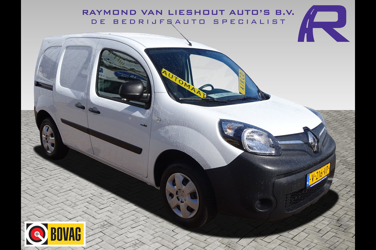 Renault Kangoo Z.E. 33 ( Koopaccu ) SOH 90%190 Km rijbereik AIRCO SCHUIFDEUR CRUISE CONTROL PDC