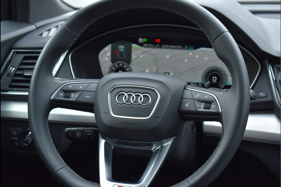 Audi Q5 50 TFSI e S-Line 299 Pk Black Optik Matrix Leder Navi Carbon 20 Inch Trekhaak