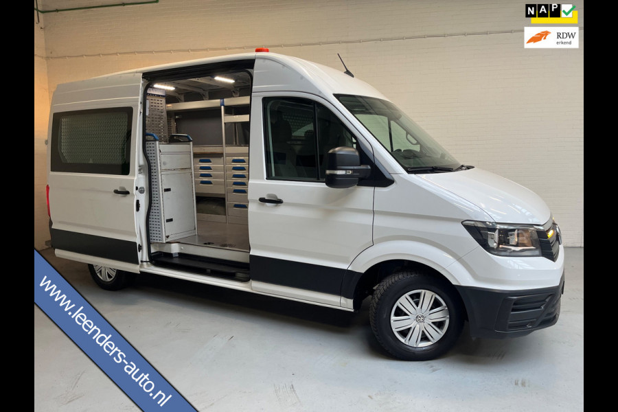 Volkswagen Crafter Werkplaats 35 2.0 TDI 140pk euro6 L3H3 Highline Servicewagen Sortimo Standkachel v230 Trekhaak RIJKLAARPRIJS!