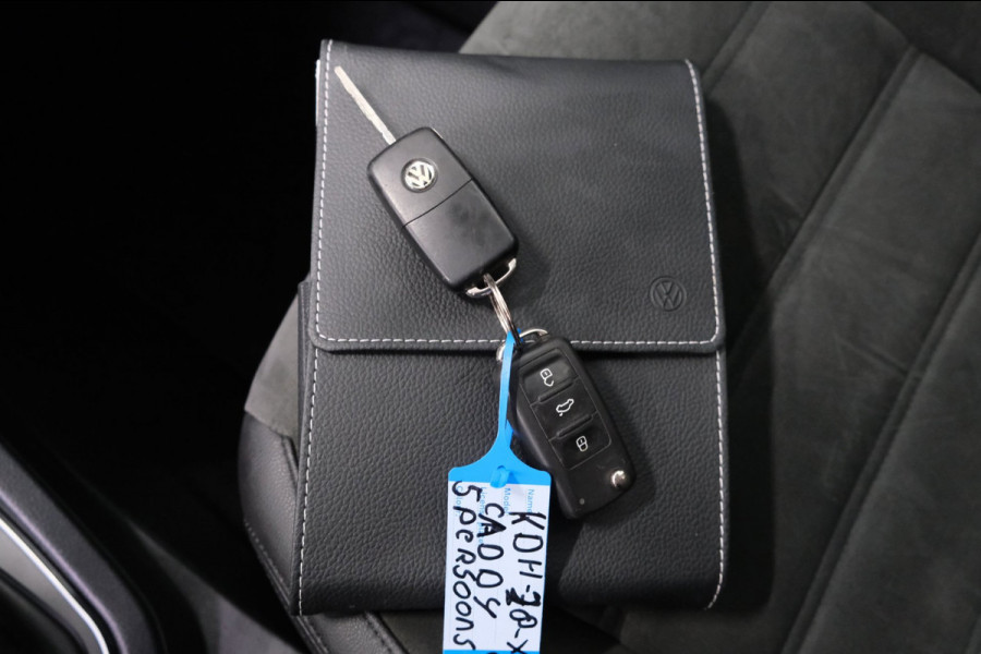 Volkswagen Caddy 1.4 TSI Highline Automaat - Airco, Cruise, Navi, Stoelverwarming, Camera, Trekhaak.