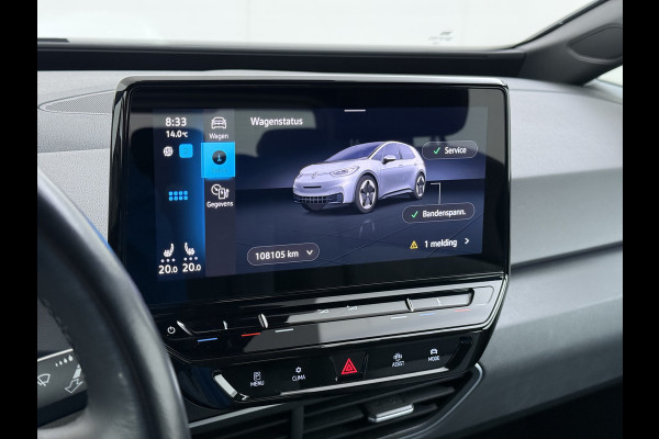 Volkswagen ID.3 First 62kWh Trekhaak Adap.Cruise Apple Carplay Android Navi Ecc Pdc Bluetooth Keyless Led Rijstrooksensor IQ Drive Stoel+Stuurverwarming SOH 90% 1e Eigenaar Origineel Nederlandse Auto
