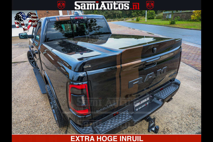 Dodge Ram GT TRX PACK | 5.7 V8 HEMI | STRIPING | LUCHT VERING | ADAPTIVE CRUISE | PANORAMADAK | MEGA DIK | Comfortabele Dubbele Cabine met Royale 5 Zitplaatsen | DC |