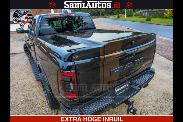 Dodge Ram GT TRX PACK | 5.7 V8 HEMI | STRIPING | LUCHT VERING | ADAPTIVE CRUISE | PANORAMADAK | MEGA DIK | Comfortabele Dubbele Cabine met Royale 5 Zitplaatsen | DC |