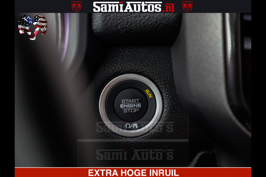 Dodge Ram GT TRX PACK | 5.7 V8 HEMI | STRIPING | LUCHT VERING | ADAPTIVE CRUISE | PANORAMADAK | MEGA DIK | Comfortabele Dubbele Cabine met Royale 5 Zitplaatsen | DC |