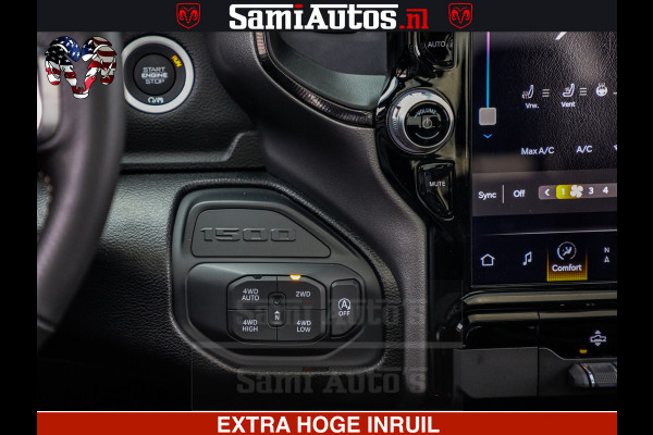 Dodge Ram GT TRX PACK | 5.7 V8 HEMI | STRIPING | LUCHT VERING | ADAPTIVE CRUISE | PANORAMADAK | MEGA DIK | Comfortabele Dubbele Cabine met Royale 5 Zitplaatsen | DC |