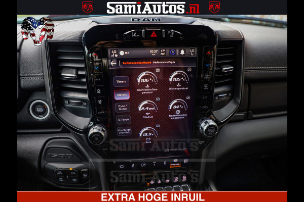Dodge Ram GT TRX PACK | 5.7 V8 HEMI | STRIPING | LUCHT VERING | ADAPTIVE CRUISE | PANORAMADAK | MEGA DIK | Comfortabele Dubbele Cabine met Royale 5 Zitplaatsen | DC |