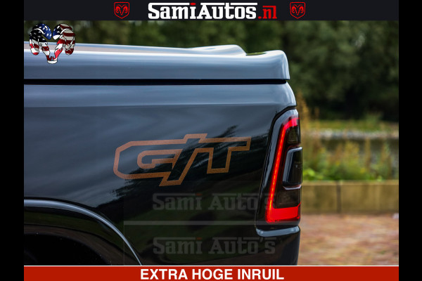 Dodge Ram GT TRX PACK | 5.7 V8 HEMI | STRIPING | LUCHT VERING | ADAPTIVE CRUISE | PANORAMADAK | MEGA DIK | Comfortabele Dubbele Cabine met Royale 5 Zitplaatsen | DC |