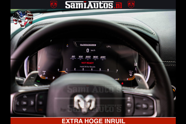 Dodge Ram GT TRX PACK | 5.7 V8 HEMI | STRIPING | LUCHT VERING | ADAPTIVE CRUISE | PANORAMADAK | MEGA DIK | Comfortabele Dubbele Cabine met Royale 5 Zitplaatsen | DC |