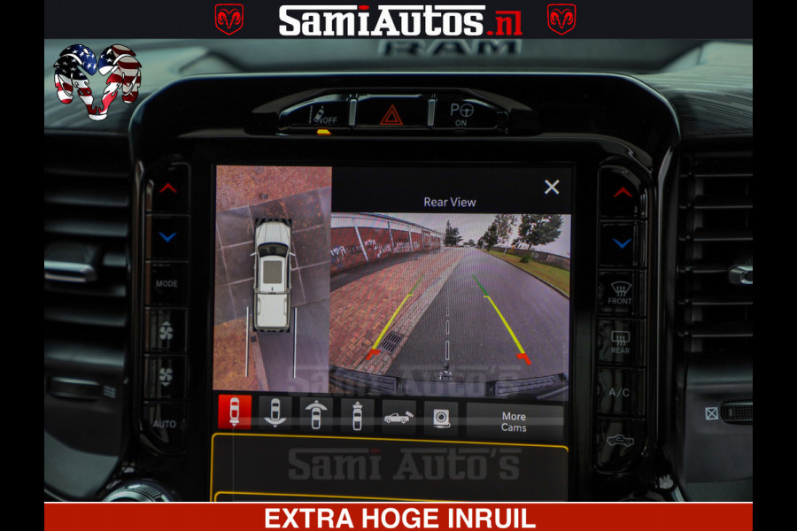 Dodge Ram GT TRX PACK | 5.7 V8 HEMI | STRIPING | LUCHT VERING | ADAPTIVE CRUISE | PANORAMADAK | MEGA DIK | Comfortabele Dubbele Cabine met Royale 5 Zitplaatsen | DC |