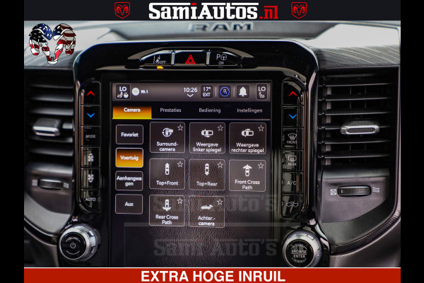 Dodge Ram GT TRX PACK | 5.7 V8 HEMI | STRIPING | LUCHT VERING | ADAPTIVE CRUISE | PANORAMADAK | MEGA DIK | Comfortabele Dubbele Cabine met Royale 5 Zitplaatsen | DC |