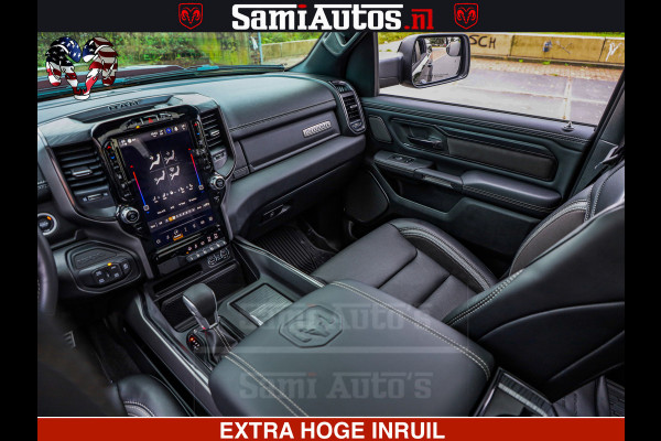 Dodge Ram GT TRX PACK | 5.7 V8 HEMI | STRIPING | LUCHT VERING | ADAPTIVE CRUISE | PANORAMADAK | MEGA DIK | Comfortabele Dubbele Cabine met Royale 5 Zitplaatsen | DC |