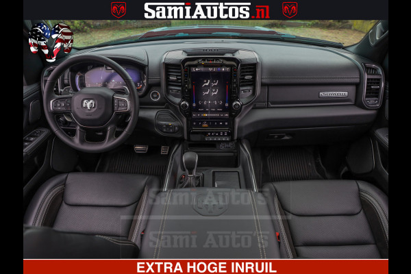 Dodge Ram GT TRX PACK | 5.7 V8 HEMI | STRIPING | LUCHT VERING | ADAPTIVE CRUISE | PANORAMADAK | MEGA DIK | Comfortabele Dubbele Cabine met Royale 5 Zitplaatsen | DC |