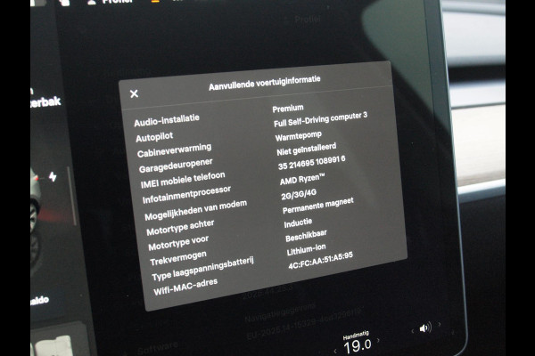 Tesla Model Y Long Range AWD 75 kWh NL-Auto | Panoramadak | 360 Camera | Full Self Driving Computer 3 | Apple Carplay |