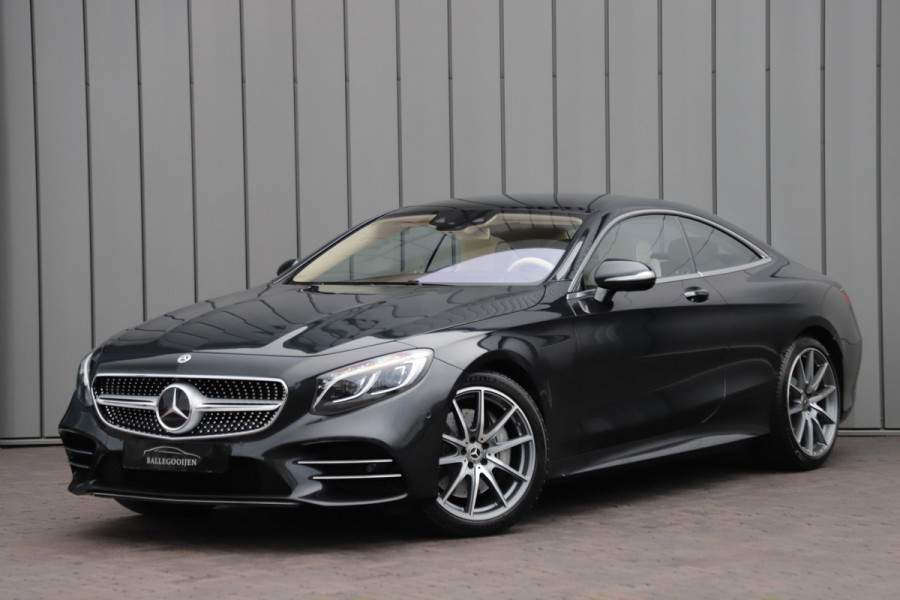Mercedes-Benz S-Klasse Coupé 560 4-Matic V8 | 470PK | Designo | Massage | Luchtvering | Head-up | Burmester | Keyless-go | Pano | Distronic+ | NL-Auto