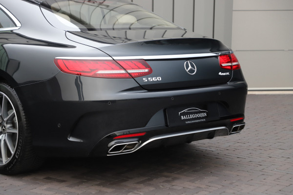 Mercedes-Benz S-Klasse Coupé 560 4-Matic V8 | 470PK | Designo | Massage | Luchtvering | Head-up | Burmester | Keyless-go | Pano | Distronic+ | NL-Auto