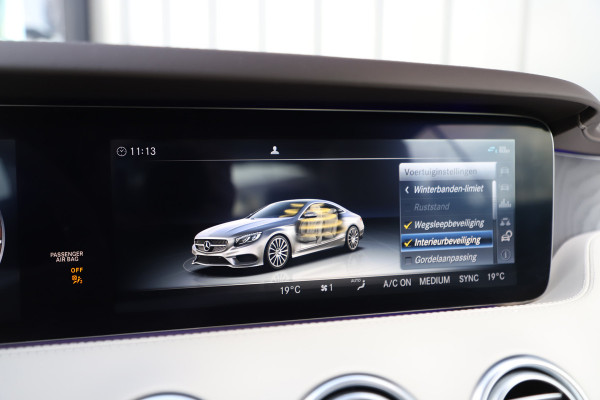 Mercedes-Benz S-Klasse Coupé 560 4-Matic V8 | 470PK | Designo | Massage | Luchtvering | Head-up | Burmester | Keyless-go | Pano | Distronic+ | NL-Auto