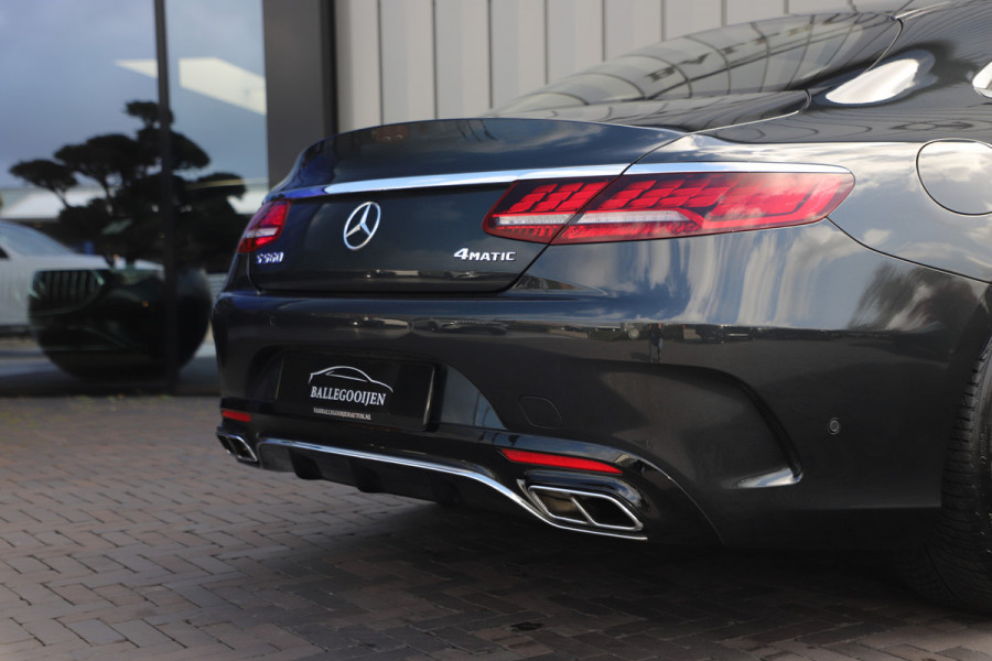 Mercedes-Benz S-Klasse Coupé 560 4-Matic V8 | 470PK | Designo | Massage | Luchtvering | Head-up | Burmester | Keyless-go | Pano | Distronic+ | NL-Auto