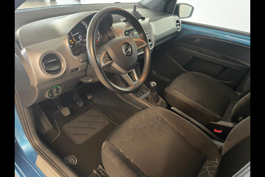 Škoda Citigo 1.0 Clever 75PK AIRCO CLIMA CRUISE STOELVERW BLUETOOTH PDC ZWART DAK SPECIAAL INTERIEUR NIEUWSTAAT