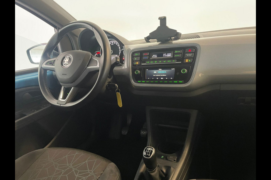 Škoda Citigo 1.0 Clever 75PK AIRCO CLIMA CRUISE STOELVERW BLUETOOTH PDC ZWART DAK SPECIAAL INTERIEUR NIEUWSTAAT