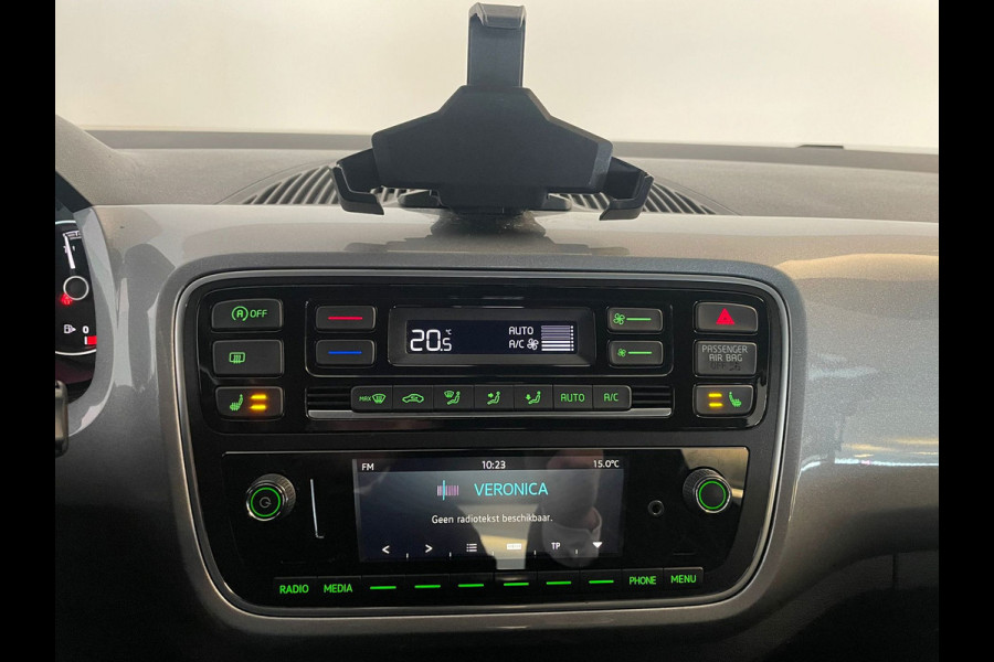 Škoda Citigo 1.0 Clever 75PK AIRCO CLIMA CRUISE STOELVERW BLUETOOTH PDC ZWART DAK SPECIAAL INTERIEUR NIEUWSTAAT