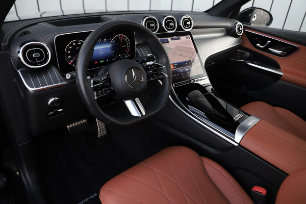 Mercedes-Benz GLC 400e AMG 4-Matic | 381PK | Achterasbesturing | Head-up | Luchtvering | Burmester | Keyless-go | Leder exclusief | Sfeerverlichti