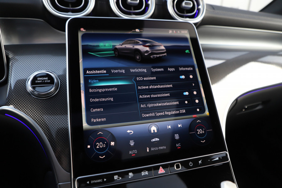 Mercedes-Benz GLC Coupé 300e AMG 4-Matic | 313PK | Pano | Keyless-go | Sfeerverlichting | Digital-light | Leder | Distronic+ | Stuurwielverw. | 20