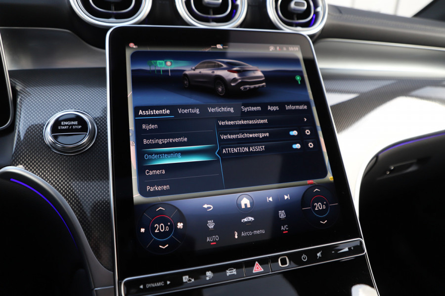 Mercedes-Benz GLC Coupé 300e AMG 4-Matic | 313PK | Pano | Keyless-go | Sfeerverlichting | Digital-light | Leder | Distronic+ | Stuurwielverw. | 20